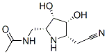 Acetamide, N-[[5-(cyanomethyl)-3,4-dihydroxy-2-pyrrolidinyl]methyl]-, [2R-(2alpha,3ba,4alpha,5alpha)]- (9CI) CAS#: 188019-33-2