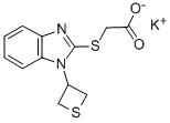 Acetic acid, ((1-(3-thietanyl)-1H-benzimidazol-2-yl)thio)-, potassium salt CAS#: 182193-17-5