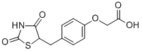 Acetic acid, 2-[4-[(2,4-dioxo-5-thiazolidinyl)methyl]phenoxy]- CAS#: 179087-93-5