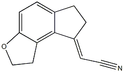 Acetonitrile, (1,2,6,7-tetrahydro-8H-indeno[5,4-b]furan-8-ylidene)-, (2E)- CAS#: 196597-79-2
