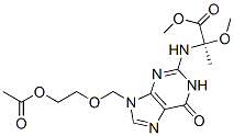 Alanine,  N-[9-[[2-(acetyloxy)ethoxy]methyl]-6,9-dihydro-6-oxo-1H-purin-2-yl]-2-methoxy-,  methyl  ester CAS#: 183014-43-9