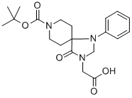 BOC-3-CARBOXYMETHYL-1-PHENYL-1,3,8-TRIAZASPIRO[4 5]DECAN-4-ONE CAS#: 180386-35-0