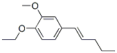 Benzene, 1-ethoxy-2-methoxy-4-(1-pentenyl)-, (E)- (9CI) CAS#: 195192-81-5