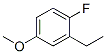 Benzene, 2-ethyl-1-fluoro-4-methoxy- (9CI) CAS#: 196519-61-6