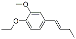 Benzene, 4-(1-butenyl)-1-ethoxy-2-methoxy-, (E)- (9CI) CAS#: 195192-80-4