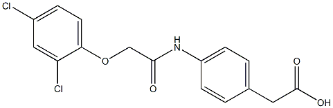 Benzeneacetic acid, 4-[[2-(2,4-dichlorophenoxy)acetyl]aMino]- CAS#: 1012207-68-9