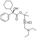 Benzeneacetic acid, alpha-cyclohexyl-alpha-hydroxy-, 4-(diethylamino)- 1,1-dimethyl-2-butynyl ester, hydrochloride, (R)- CAS#: 192204-97-0