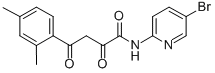 Benzenebutanamide, N-(5-bromo-2-pyridinyl)-2,4-dimethyl-alpha,gamma-di oxo- CAS#: 180537-72-8