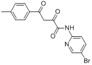Benzenebutanamide, N-(5-bromo-2-pyridinyl)-alpha,gamma-dioxo-4-methyl- CAS#: 180537-71-7