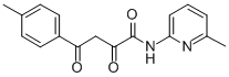 Benzenebutanamide, alpha,gamma-dioxo-4-methyl-N-(6-methyl-2-pyridinyl) - CAS#: 180537-58-0