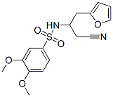 Benzenesulfonamide, 3,4-dimethoxy-N-(2-cyanoethyl)-N-tetrahydrofurfury l- CAS#: 185299-49-4