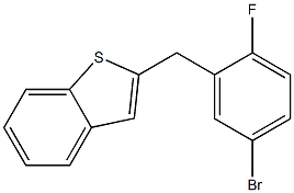 Benzo[b]thiophene, 2-[(5-broMo-2-fluorophenyl)Methyl]- CAS#: 1034305-17-3