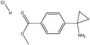 Benzoic acid, 4-(1-aminocyclopropyl)-, methyl ester, hydrochloride (1:1) CAS#: 1014645-87-4