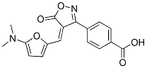 Benzoic  acid,  4-[4-[[5-(dimethylamino)-2-furanyl]methylene]-4,5-dihydro-5-oxo-3-isoxazolyl]- CAS#: 196929-25-6