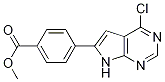 Benzoic acid, 4-(4-chloro-7H-pyrrolo[2,3-d]pyriMidin-6-yl)-, Methyl ester CAS#: 1011717-00-2