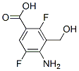 Benzoic acid, 4-amino-2,5-difluoro-3-(hydroxymethyl)- (9CI) CAS#: 178444-97-8