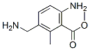 Benzoic acid, 6-amino-3-(aminomethyl)-2-methyl-, methyl ester (9CI) CAS#: 185689-48-9