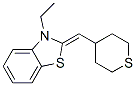 Benzothiazole, 3-ethyl-2,3-dihydro-2-[(tetrahydro-2H-thiopyran-4-yl)methylene]- (9CI) CAS#: 189945-34-4
