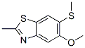 Benzothiazole, 5-methoxy-2-methyl-6-(methylthio)- (9CI) CAS#: 199464-76-1
