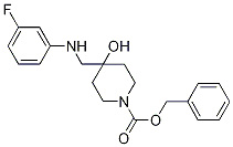 Benzyl 4-{[(3-fluorophenyl)amino]methyl}-4-hydroxypiperidine-1-carboxylate CAS#: 1047655-89-9
