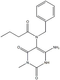 Butanamide, N-(4-amino-1,2,3,6-tetrahydro-1-methyl-2,6-dioxo-5-pyrimidinyl)-N-(phenylmethyl)- CAS#: 191982-10-2