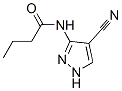 Butanamide, N-(4-cyano-1H-pyrazol-3-yl)- CAS#: 178613-52-0