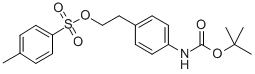 CARBAMIC ACID, [4-[2-[[(4-METHYLPHENYL)SULFONYL]OXY]ETHYL]PHENYL]-, 1,1-DIMETHYLETHYL ESTER CAS#: 193204-58-9