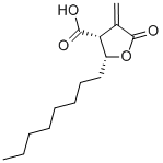 CIS-TETRAHYDRO-3-METHYLENE-2-OXO-5-N-OCTYL-4-FURANCARBOXYLIC ACID CAS#: 191282-49-2