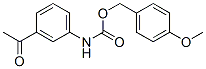 Carbamic acid, (3-acetylphenyl)-, (4-methoxyphenyl)methyl ester (9CI) CAS#: 199435-02-4