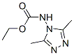 Carbamic acid, (3,5-dimethyl-4H-1,2,4-triazol-4-yl)-, ethyl ester (9CI) CAS#: 182929-48-2
