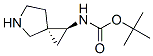 Carbamic acid, 5-azaspiro[2.4]hept-1-yl-, 1,1-dimethylethyl ester, trans- (9CI) CAS#: 180975-57-9