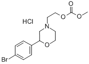 Carbonic acid, 2-(2-(4-bromophenyl)-4-morpholinyl)ethyl methyl ester,  hydrochloride CAS#: 185759-07-3