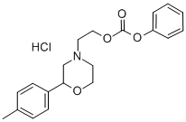 Carbonic acid, 2-(2-(4-methylphenyl)-4-morpholinyl)ethyl phenyl ester, hydrochloride CAS#: 185759-04-0