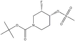Cis-tert-butyl3-fluoro-4-(methylsulfonyloxy)piperidine-1-carboxylate CAS#: 1070897-23-2