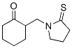 Cyclohexanone,  2-[(2-thioxo-1-pyrrolidinyl)methyl]- CAS#: 189940-41-8