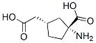 Cyclopentaneacetic acid, 3-amino-3-carboxy-, (1S-trans)- (9CI) CAS#: 194785-82-5