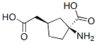 Cyclopentaneacetic acid, 3-amino-3-carboxy-, trans- (9CI) CAS#: 194785-81-4