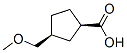 Cyclopentanecarboxylic acid, 3-(methoxymethyl)-, cis- (9CI) CAS#: 196492-76-9