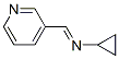 Cyclopropanamine, N-(3-pyridinylmethylene)- (9CI) CAS#: 183608-99-3
