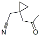 Cyclopropaneacetonitrile, 1-(2-oxopropyl)- (9CI) CAS#: 185516-82-9