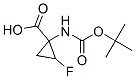 Cyclopropanecarboxylic acid, 1-[[(1,1-dimethylethoxy)carbonyl]amino]-2-fluoro- CAS#: 188897-47-4