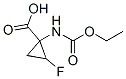 Cyclopropanecarboxylic acid, 1-[(ethoxycarbonyl)amino]-2-fluoro- (9CI) CAS#: 188897-46-3
