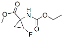 Cyclopropanecarboxylic acid, 1-[(ethoxycarbonyl)amino]-2-fluoro-, methyl ester (9CI) CAS#: 188897-48-5