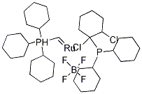 Dichloro(tricyclohexylphosphine)[(tricyclohexylphosphoranyl)methylidene]ruthenium(II) tetrafluoroborate CAS#: 1020085-61-3