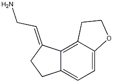 (E)-2-(1,6,7,8-Tetrahydro-2H-indeno[5,4-b]furan-8-ylidene)ethylamine CAS#: 196597-61-2