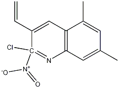 E-2-CHLORO-5,7-DIMETHYL-3-(2-NITRO)VINYLQUINOLINE CAS#: 1031929-38-0