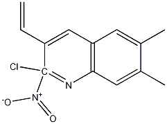 E-2-CHLORO-6,7-DIMETHYL-3-(2-NITRO)VINYLQUINOLINE CAS#: 1031929-40-4