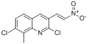 E-2,7-DICHLORO-8-METHYL-3-(2-NITRO)VINYLQUINOLINE CAS#: 182050-54-0