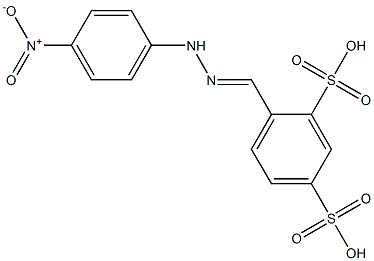 (E)-4-((2-(4-nitrophenyl)hydrazono)Methyl)benzene-1,3-disulfonic acid CAS#: 197583-89-4