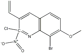 E-8-BROMO-2-CHLORO-7-METHOXY-3-(2-NITRO)VINYLQUINOLINE CAS#: 1031929-46-0
